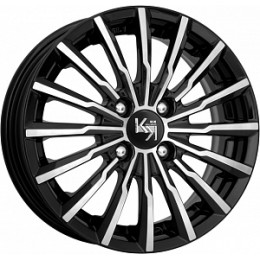 5.5x14 4/100 ET45 D67,1 K&K Акцент Алмаз Черный